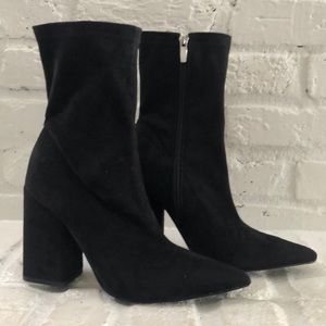Nine West Black Heeled Boots